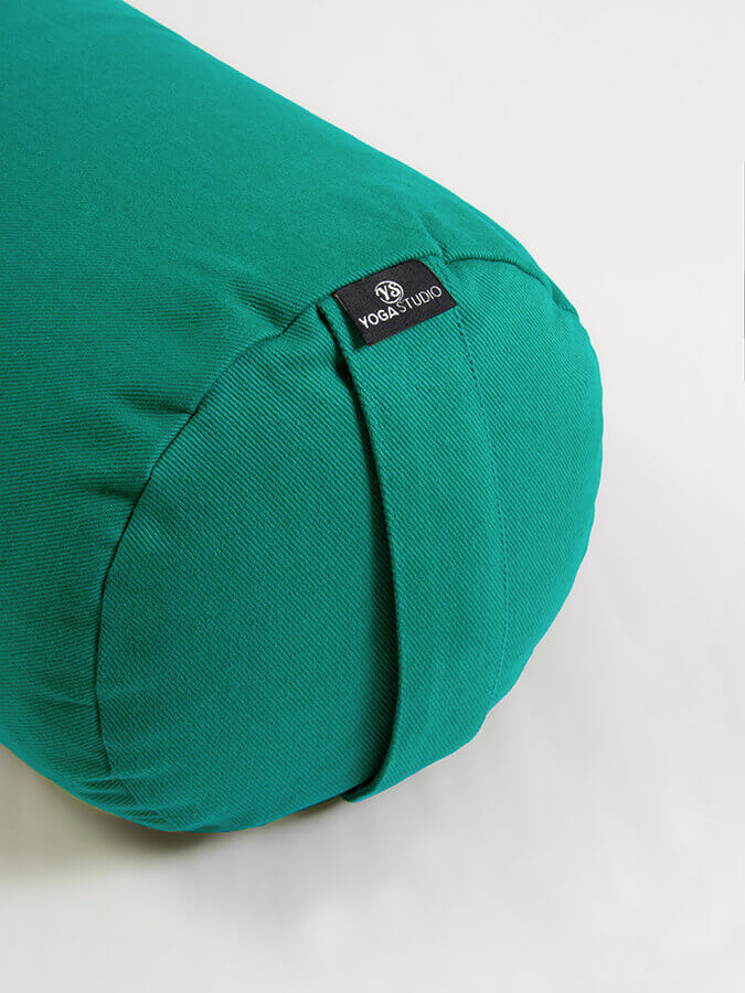 Yoga Studio Organic Cotton Buckwheat Lotus Meditation Bolster Cushion