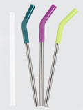 Klean Kanteen 3 Stück (10mm) Straws Set - Mehrfarbig