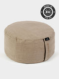 Yoga Studio EU Zylinder Buckwheat Leinen Meditation Kissen