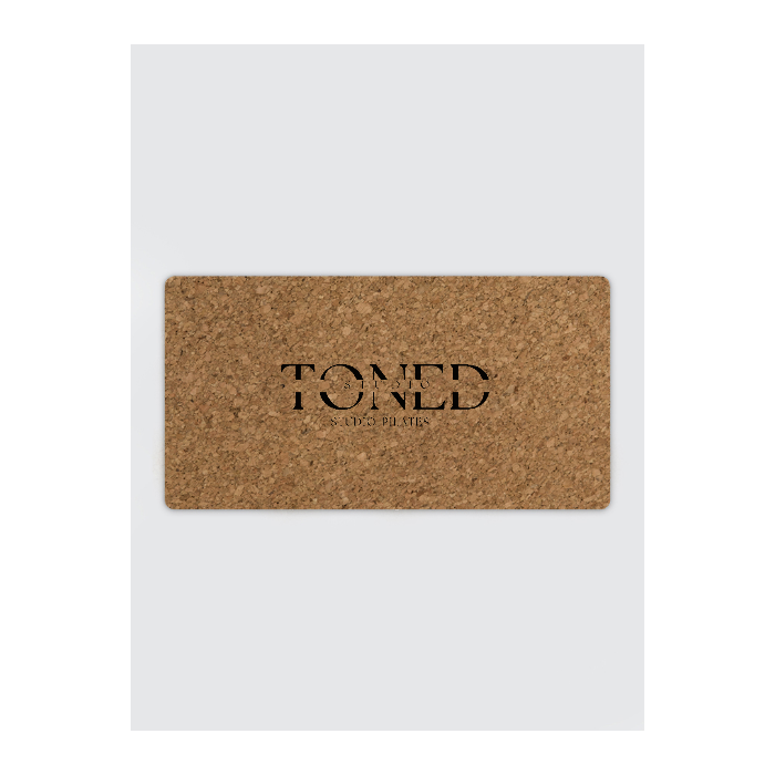 Yoga Studio Standard Cork Yoga Brick - Personalise