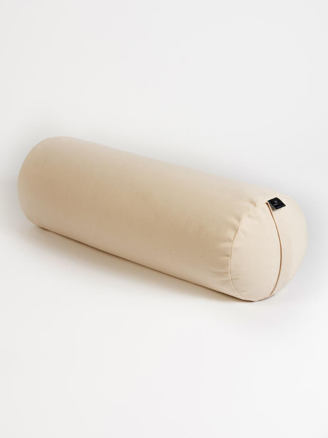 Yoga Studio Organic Cotton Buckwheat Lotus Meditation Bolster Cushion