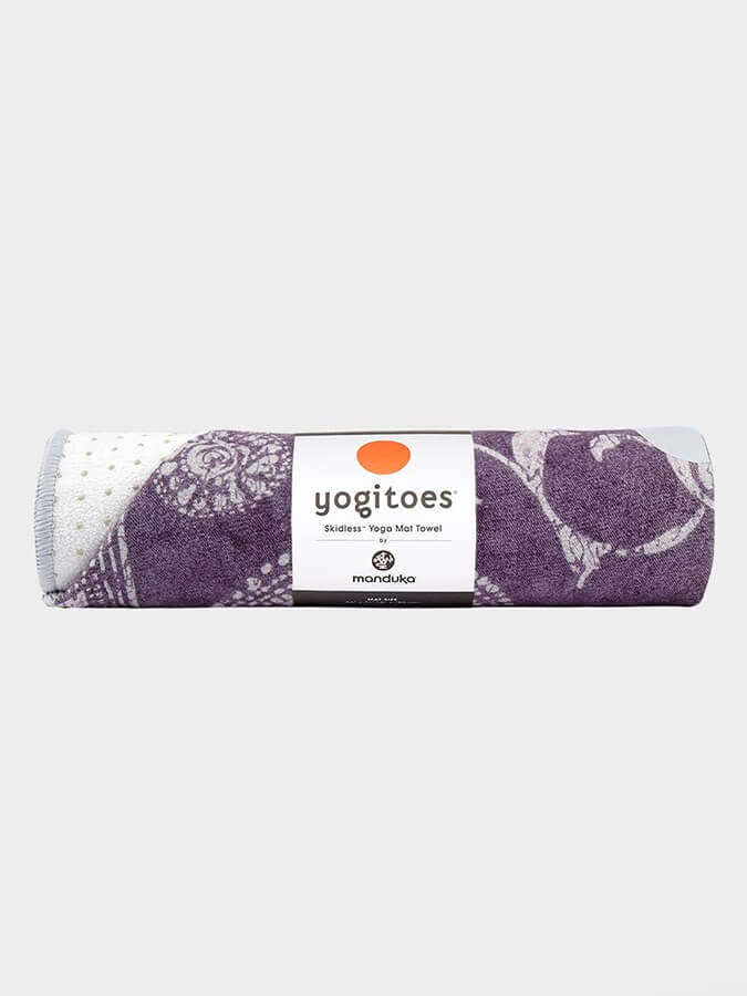 Manduka Yogitoes rSKIDLESS Mat Yoga Towel - Geija Purple
