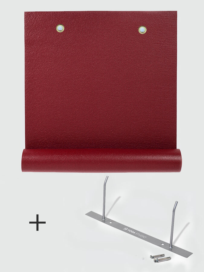 Yoga Studio 10x (EYELETTED) Oeko-Tex 4.5mm Yoga Mats + Wall Bracket Bundle