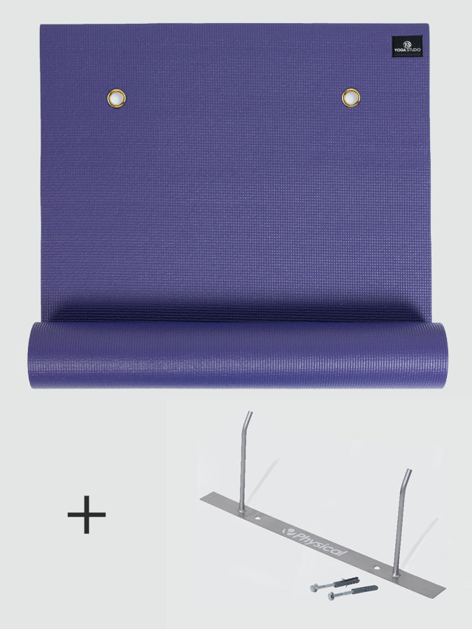 Yoga Studio 20x 6mm (EYELETTED) Yoga Mats + Bracket