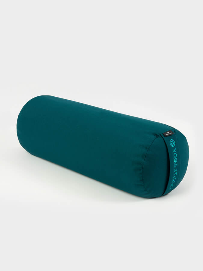 Yoga Studio EU Organic Buckwheat Drawstring Bolster - Teal