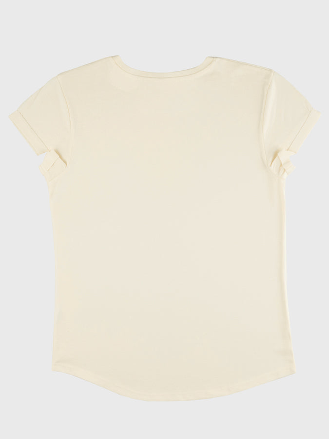 Yoga Studio Women's Organic Cotton Rolled Sleeve T-Shirt Top