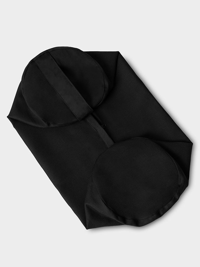 Yoga Studio Replacement Round Unbranded Bolster Outer Cushion Cover Black