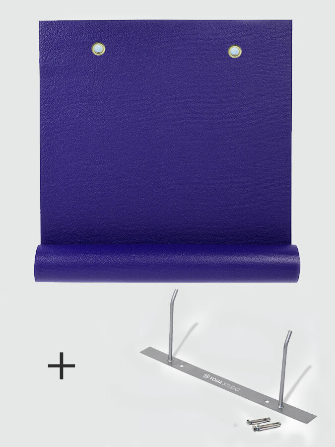 Yoga Studio 10x (EYELETTED) Oeko-Tex 4.5mm Yoga Mats + Wall Bracket Bundle