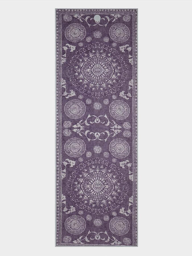 Manduka Yogitoes rSKIDLESS Mat Yoga Towel - Geija Purple