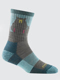 Darn Tough 1970 Bear Town Micro Crew Leichte Wanderkissen Frauen Socken