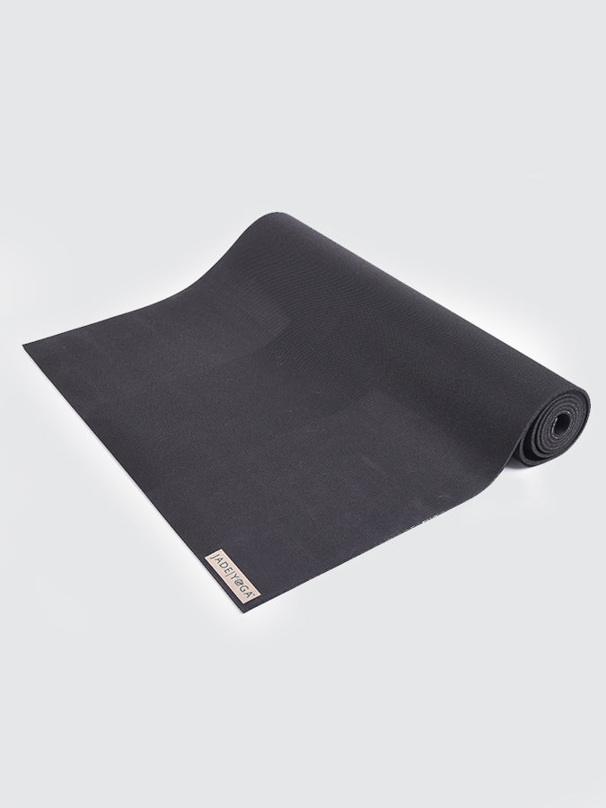 Jade Yoga Harmony 74" Inch Yoga Mat - Black