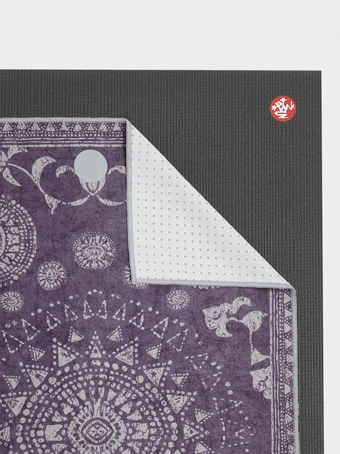 Manduka Yogitoes rSKIDLESS Mat Yoga Towel - Geija Purple
