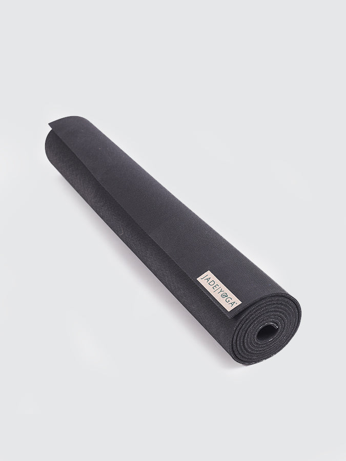Jade Yoga Harmony 74" Inch Yoga Mat - Black