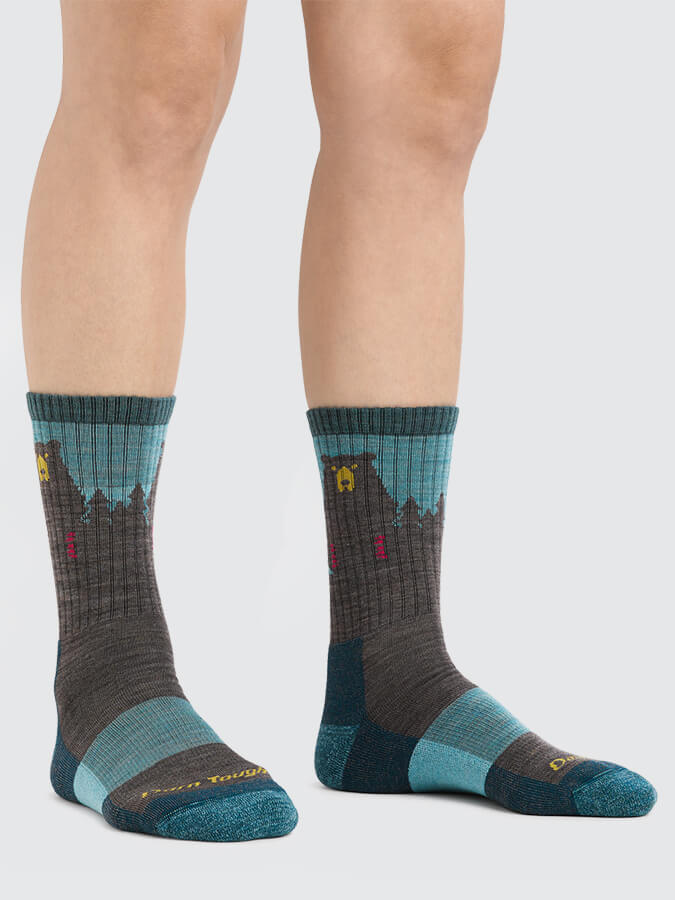 Darn Tough 1970 Bear Town Micro Crew Lightweight Hiking Cushion Women's Socks