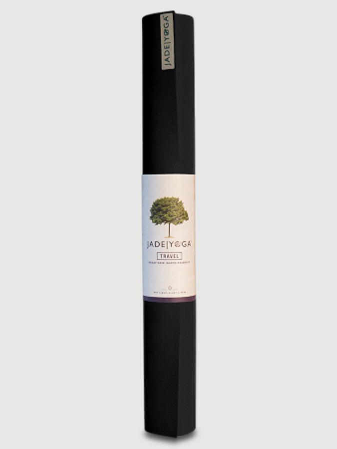 Jade Yoga Travel Mat - 68"  - Black