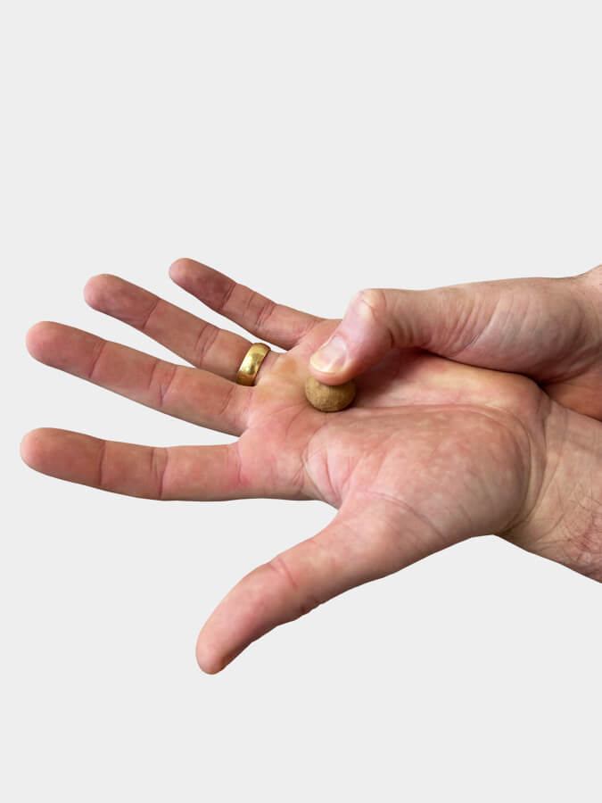 Yoga Studio Cork Unbranded Massage Ball Set von 3 - 2cm, 4cm, 6cm