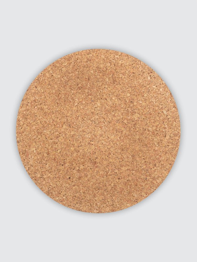 Cork Ethos Round Cork Trivet Placemat - Yoga Studio Store