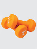 Yoga Mad Paar von 3Kg Neo Hanteln - Orange