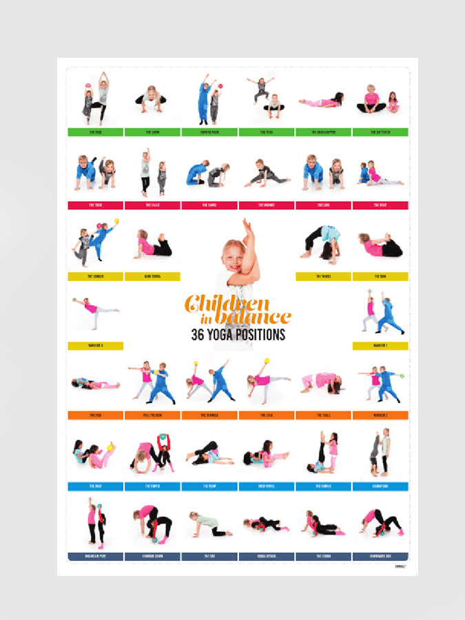 Chiball In Balance Yoga Cards & Poster Set