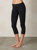Prana Ashley Frauen Yoga Capri Leggings - Schwarz