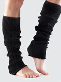 Toe Tanz Socken - Knie High Leg Warmers - Schwarz