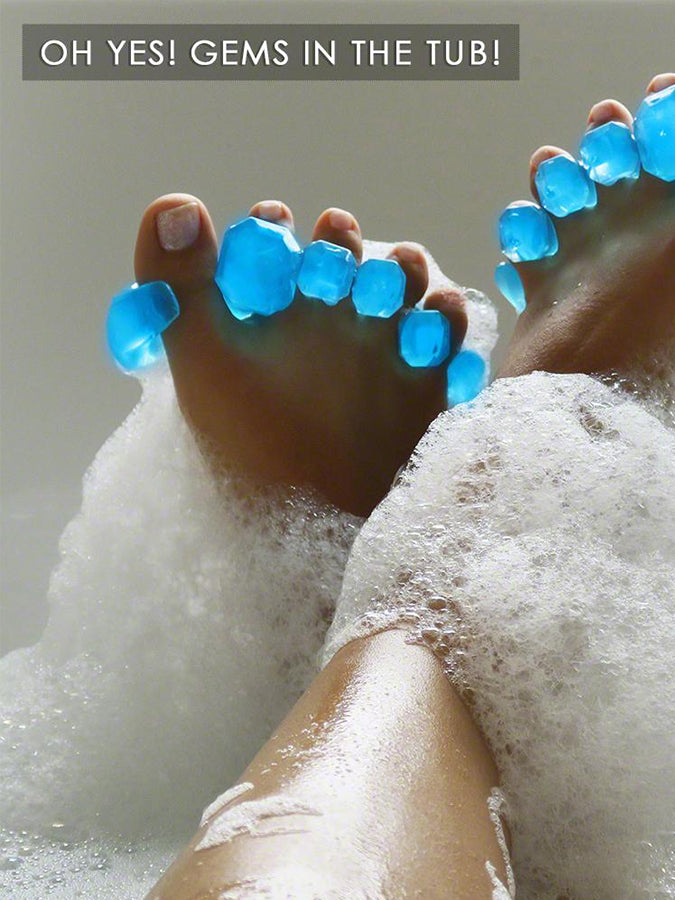 YogaToes Gems Toe Separators - Sapphire Blue
