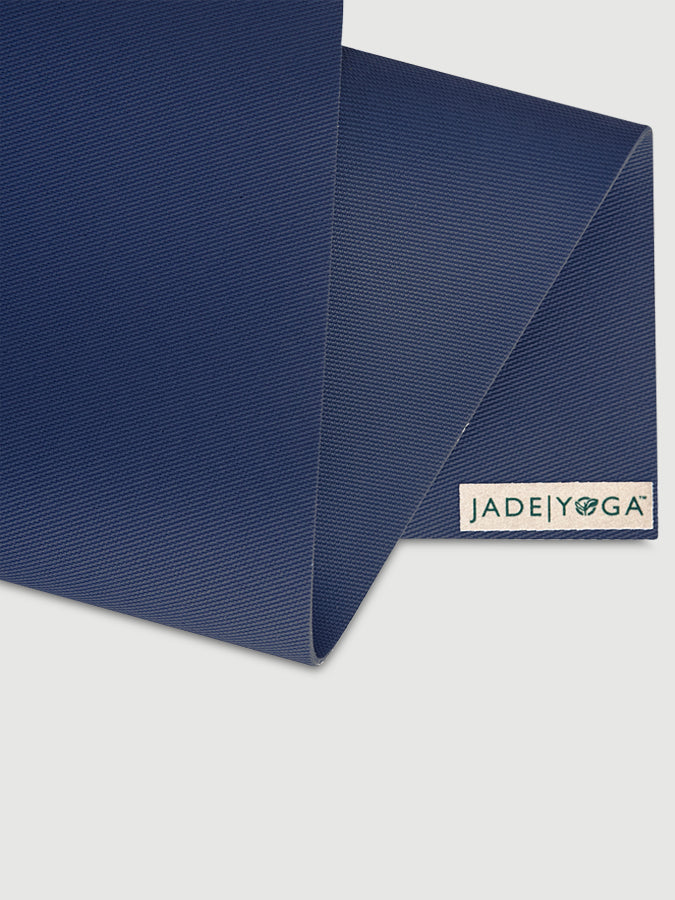 Jade Yoga Harmony Extra Wide Yoga Mat- Midnight Blue - 80"