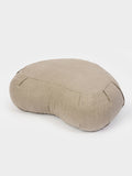 Yoga Studio EU Bio-Buchweizen Zafu Crescent Leinen Kissen