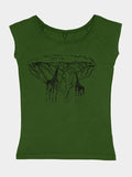 Emma Nissim Natural Organic Damen T-Shirt Top - Safari