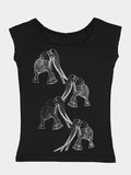 Emma Nissim Natural Organic Damen T-Shirt Top - Elephant Tuskers